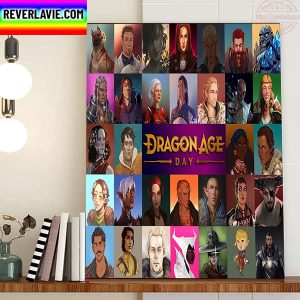 Happy Dragon Age Day Home Decor Poster Canvas
