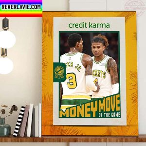 Houston Rockets Credit Karma Money Move Of The Game Home Decor Poster Canvas