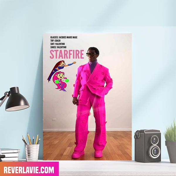 If The Teen Titans Wore High Fashion as Star Fire Home Decor Canvas If The Teen Titans Wore High Fashion as Star Fire Home Decor Canvas