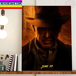 Indiana Jones 5 Official Teaser Poster Home Decor Poster Canvas