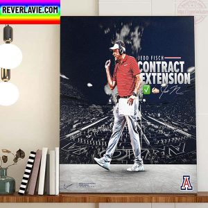 Jedd Fisch Contract Extension Arizona Football Home Decor Poster Canvas