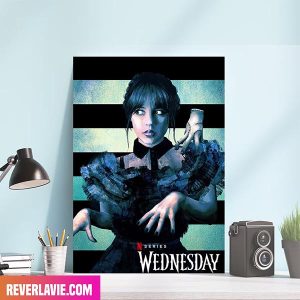 Jenna Ortega Wednesday Netflix Addams Family Movie Character Decor Poster