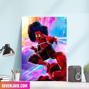 Jessica Drew aka Spider-Woman Across The Spider Verse Home Decor Canvas-Poster