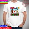 Merry Christmas Dallas Cowboys Abbey Road Dak Prescott Tony Pollard Ceedee Lamb And Donovan Wilson Signatures Unisex T-Shirt