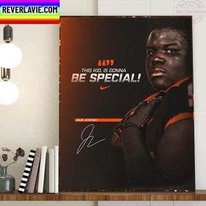 JoJo Johnson This Kid Is Gonna Be Special With Oregon State Football Home Decor Poster Canvas