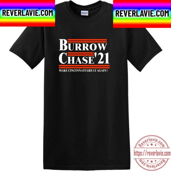 Joe Burrow And JaMarr Chase Make Cincinnati Great Again Unisex T-Shirt