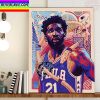 Joel Embiid Is Eastern Conference Player Of The Week 8 NBA Home Decor Poster Canvas