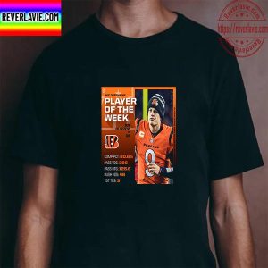 Joey Burrow AFC Offensive Player Of The Week Cincinnati Bengals NFL Unisex T-Shirt