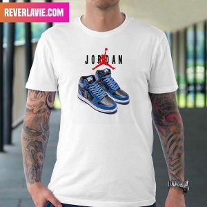 Jordan 1 Retro High OG Dark Marina Blue Style T-Shirt