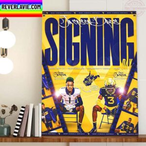 Jordan Jackson And Josiah Jackson West Virginia Football Jackson Bros Signing Day Home Decor Poster Canvas