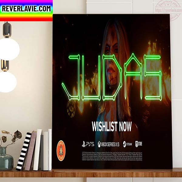 Judas From The Creator Of Bioshock Home Decor Poster Canvas Judas From The Creator Of Bioshock Home Decor Poster Canvas