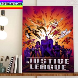 Justice League Official Poster Home Decor Poster Canvas