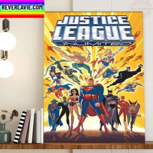 Justice League Unlimited Official Poster Home Decor Poster Canvas