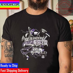 K-State Wildcats Paint The Quarter Purple And Silver Sugar Bowl 2022 Unisex T-Shirt