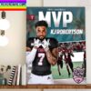 Keyshawn Campbell Signed Troy Trojans Football Home Decor Poster Canvas