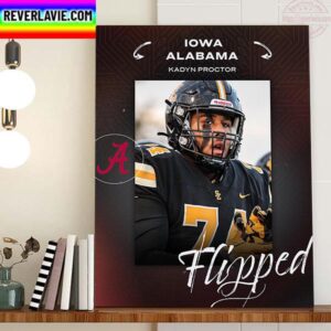 Kadyn Proctor Committed Iowa Hawkeyes Home Decor Poster Canvas