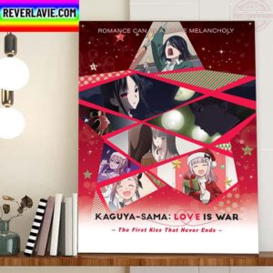 Kaguya Sama Love Is War The First Kiss That Never Ends Home Decor Poster Canvas