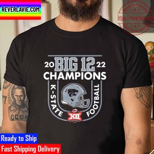 Kansas State 2022 Big 12 Football Champions Unisex T-Shirt