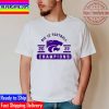 Kansas State Wildcats 2022 Big 12 Football Conference Champions Icon Bold Unisex T-Shirt