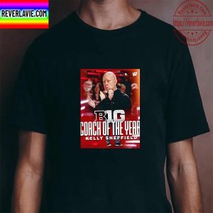 Kelly Sheffield 2022 BIG Ten Conference Coach Of The Year Wisconsin Volleyball Unisex T-Shirt