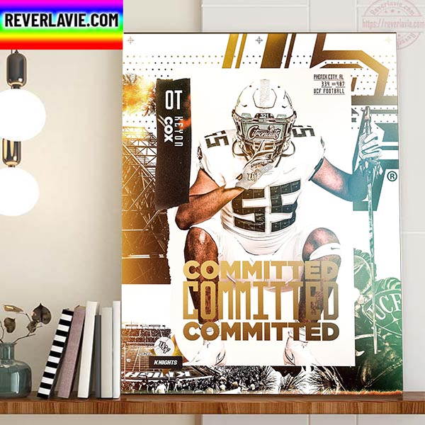 Keyon Cox Committed UCF Knights Football Home Decor Poster Canvas Keyon Cox Committed UCF Knights Football Home Decor Poster Canvas