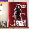 Jordan Lovett Signed Troy Trojans Football Home Decor Poster Canvas