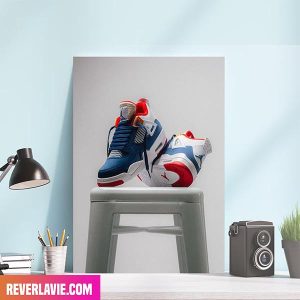 Kids Air Jordan 4 Messy Room Poster