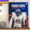 King Of New York Aaron Judge Re-Signed New York Yankees MLB Home Decor Poster Canvas