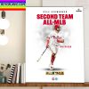 Kyle Schwarber 2022 All MLB Second Team Philadelphia Phillies Home Decor Poster Canvas