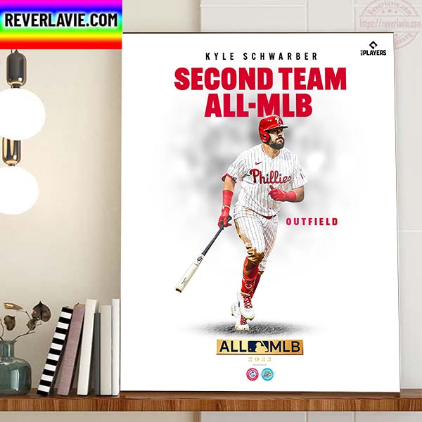 Kyle Schwarber 2022 All MLB Second Team Philadelphia Phillies Home Decor Poster Canvas Kyle Schwarber 2022 All MLB Second Team Philadelphia Phillies Home Decor Poster Canvas