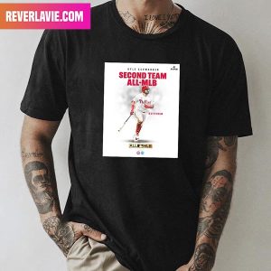 Kyle Schwarber Philadelphia Phillies Second Team All MLB Style T-Shirt