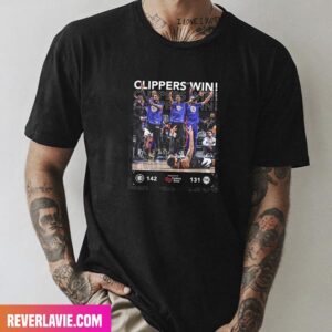 LA Clippers Win – LA Clippers Defeat Detroit Pistons With 142 Points Style T-Shirt