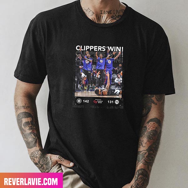 LA Clippers Win - LA Clippers Defeat Detroit Pistons With 142 Points Style T-Shirt LA Clippers Win - LA Clippers Defeat Detroit Pistons With 142 Points Style T-Shirt