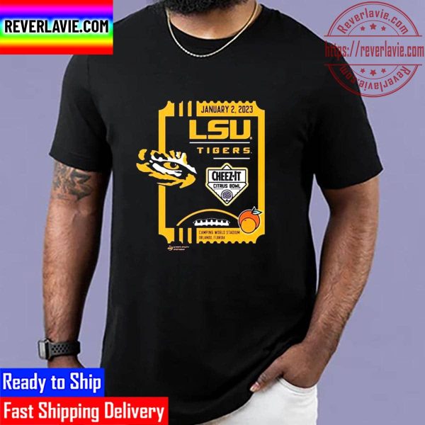 LSU Tigers January 2 2023 Cheez It Orlando Citrus Bowl Unisex T-Shirt
