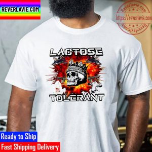 Lactose Tolerant Skull Unisex T-Shirt