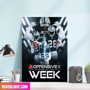 Las Vegas Raiders Josh Jacobs Has Been Named The AFC Offensive Player Of The Week Poster