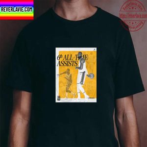 LeBron James 6th All Time Assists Unisex T-Shirt