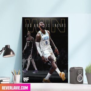LeBron James Drops 33PTS 7REB 9AST As The Lakers Beat The Wizards In A Thriller NBA Home Decor Canvas-Poster