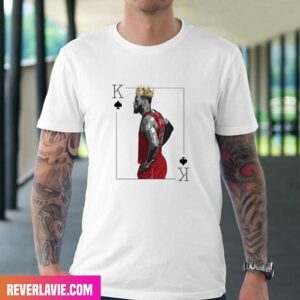 LeBron James The King Of Spade Los Angeles Lakers Style T-Shirt