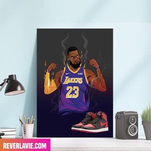 LeBron James x Air Jordan Sneaker Concepts Number 23 Decor Poster