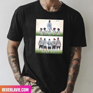 Leader, Mentor, Lionel Messi Argentina Team FIFA World Cup 2022 Style T-Shirt