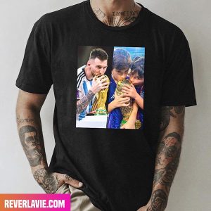 Like Father Like Sons Lionel Messi Argentina Team FIFA World Cup 2022 Fashion T-Shirt