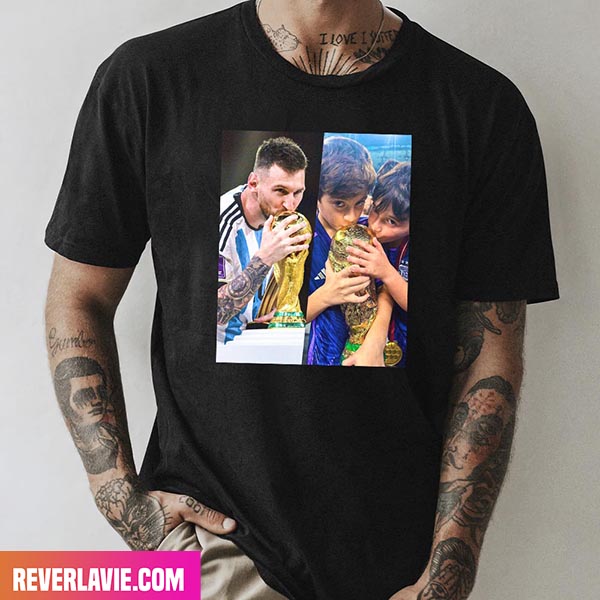 Like Father Like Sons Lionel Messi Argentina Team FIFA World Cup 2022 Fashion T-Shirt Like Father Like Sons Lionel Messi Argentina Team FIFA World Cup 2022 Fashion T-Shirt