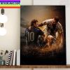 Lionel Messi Adidas Golden Ball Award Winner In FIFA World Cup Qatar 2022 Home Decor Poster Canvas