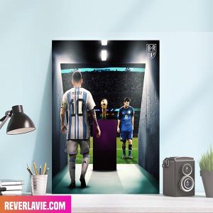 Lionel Messi And Argentina Are One Game Away From The FIFA World Cup 2022 Home Decor Canvas-Poster