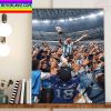 Lionel Messi And Argentina Are The World Cup Champions 2022 Home Decor Poster Canvas