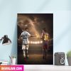 Pure Happiness Lionel Messi And His Family Congratulations Argentina Team To Win FIFA World Cup 2022 Canvas-Poster Decor