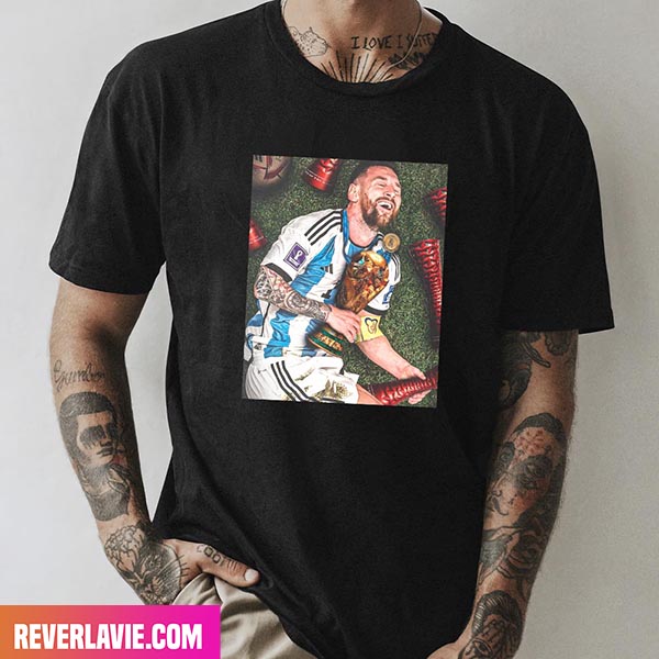Lionel Messi - The GOAT - The MVP - Congratulations Argentina Team Champions Of FIFA World Cup 2022 Fashion T-Shirt Lionel Messi - The GOAT - The MVP - Congratulations Argentina Team Champions Of FIFA World Cup 2022 Fashion T-Shirt