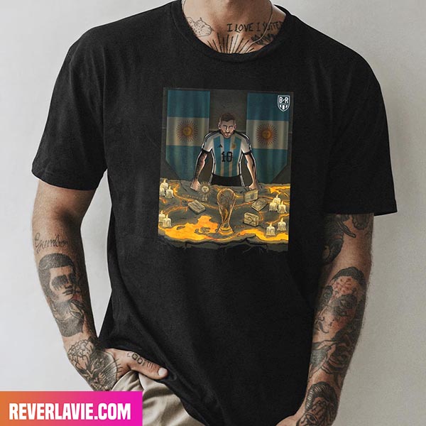 Lionel Messi Will Become Winner Of FIFA World Cup 2022 Argentina Team Style T-Shirt Lionel Messi Will Become Winner Of FIFA World Cup 2022 Argentina Team Style T-Shirt