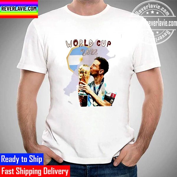Lionel Messi Wins FIFA World Cup Qatar 2022 Argentina Champion Unisex T-Shirt